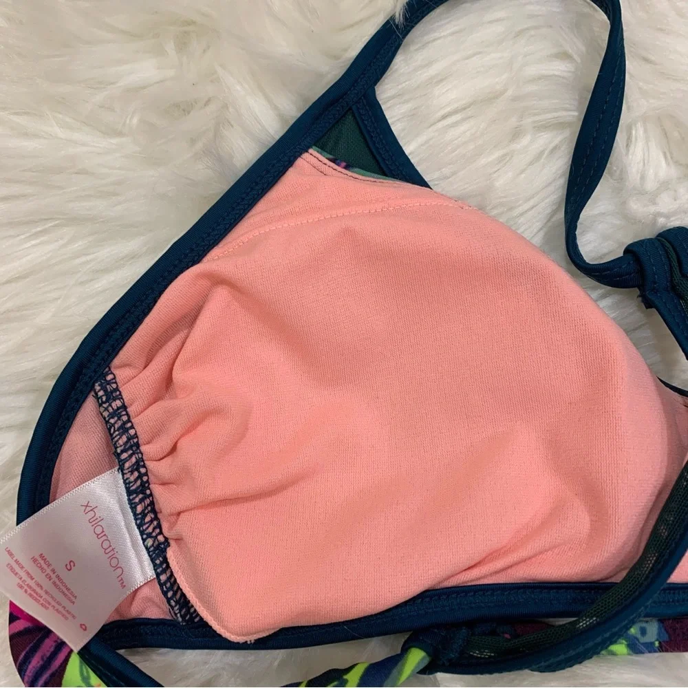 Xhilaration floral bikini top